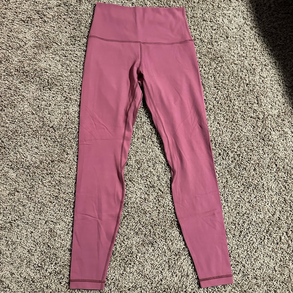 Lululemon red align leggings